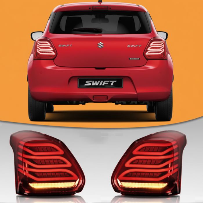 Suzuki Swift Aftermarket LED Tail Lights (2022-2025) | Modern Rear Lamps