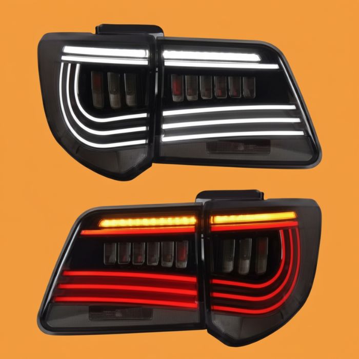Toyota Fortuner Tail Lights (2012-2016) | Smoke Finish LED Upgrade