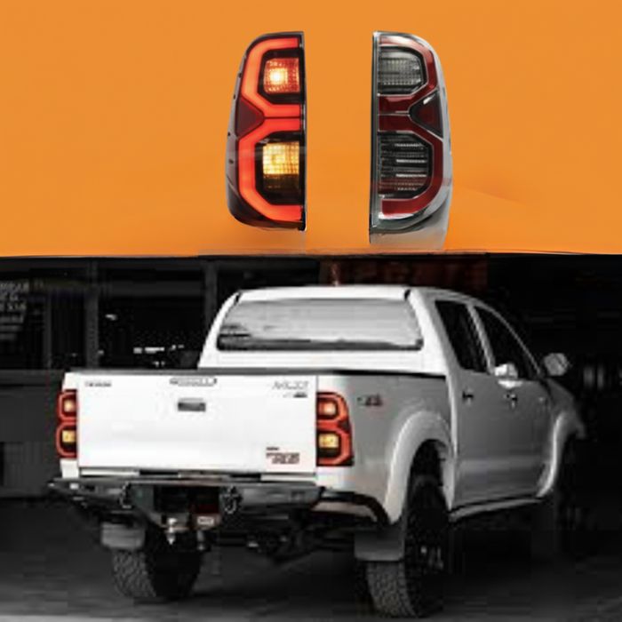Toyota Hilux Vigo Tail Lights Revo Design (2005-2016) | LED Rear Lamps