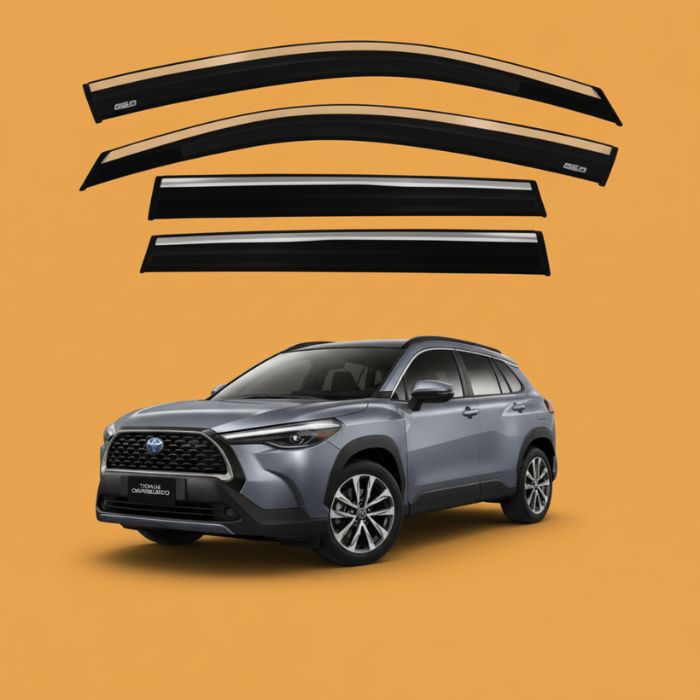 Cross TXR Air Press 6 Piece Set | Toyota Corolla 2017-2021 Premium Visors