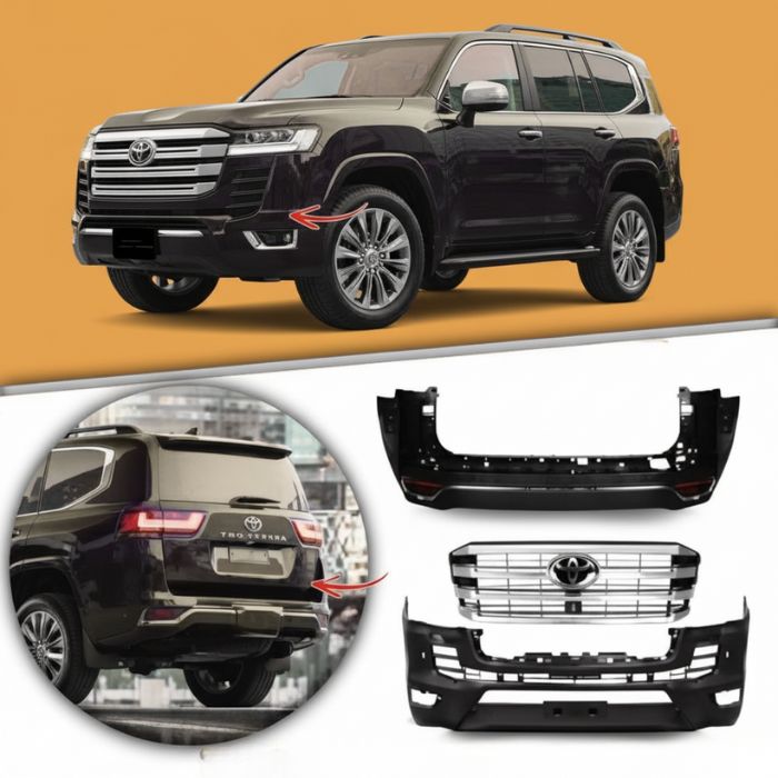 Front and Rear Bumper with Grill | Toyota Land Cruiser LC300 2022–2024