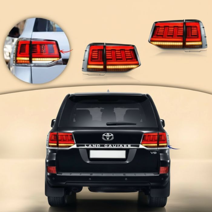 FJ200 16 V3 LED tail lamp rear lights for Toyota Land Cruiser